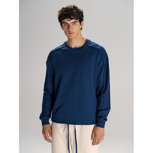 Свитшот унисекс Vozduh, темно-синий