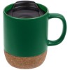 Кружка с пробковой подставкой Corky Walk, зеленая Кружка с пробковой подставкой Corky Walk, зеленая