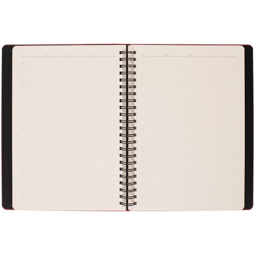 Ежедневник Spring Urban на заказ, недатированный, красный