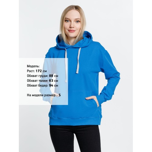 Толстовка с капюшоном Kirenga, бирюзовая