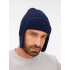 Шапка-ушанка Catch Match, темно-синяя