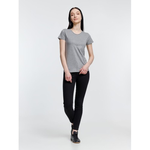 Футболка женская Pioneer Women, серый меланж