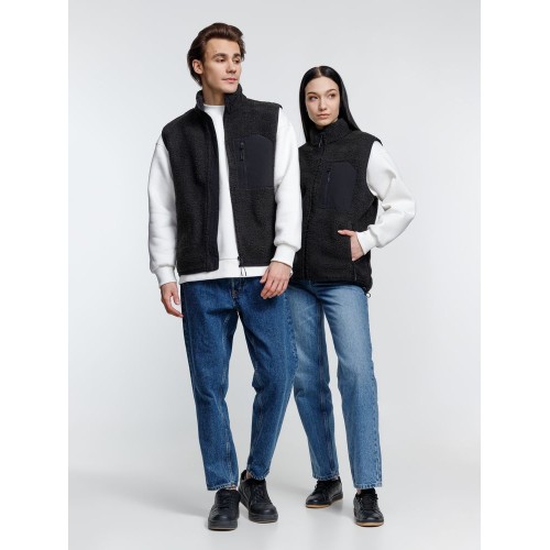 Жилет унисекс Fury BW, темно-серый (графит)