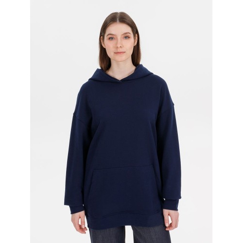 Худи оверсайз унисекс Outshine, темно-синее