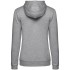 Толстовка с капюшоном женская Hoodie, серый меланж