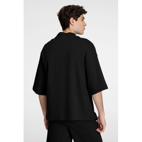 Футболка оверсайз унисекс T9, черная