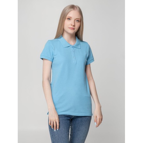 Рубашка поло женская Virma Lady, голубая