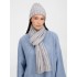 Шарф Metelitsa, серебристо-серый меланж