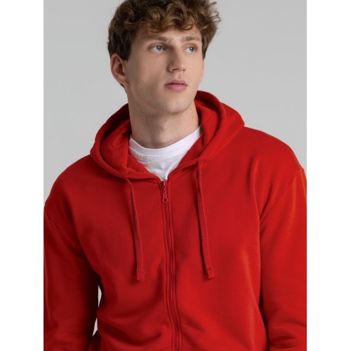 Толстовка на молнии с капюшоном Siverga Heavy 2.0, красная