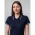 Рубашка поло женская Virma Stripes Lady, темно-синяя