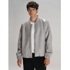 Бомбер из искусственной кожи Univer, серый Бомбер из искусственной кожи Univer, серый