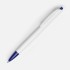 Ручка шариковая Tick, белая с синим
