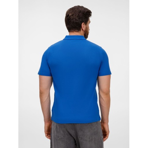 Рубашка поло унисекс Tervise, ярко-синяя