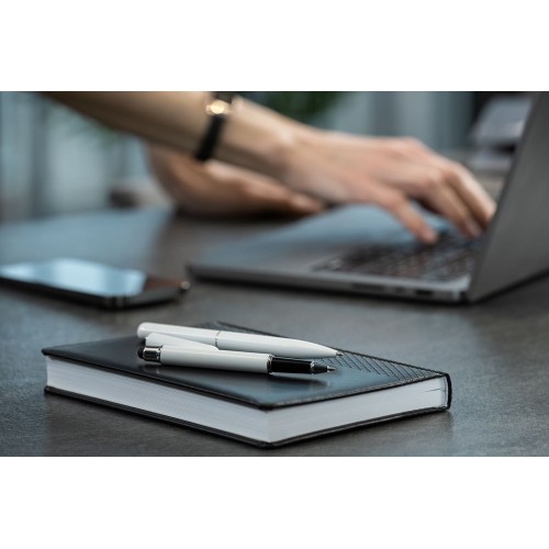 Роллер Scribo со стилусом, матовый белый