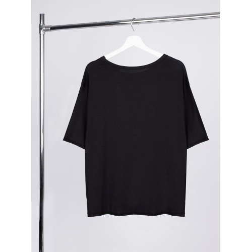 Футболка оверсайз унисекс Vozduh, черная