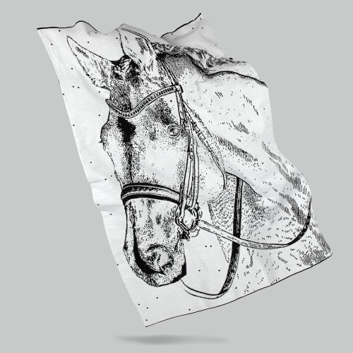 Плед «Вороной»