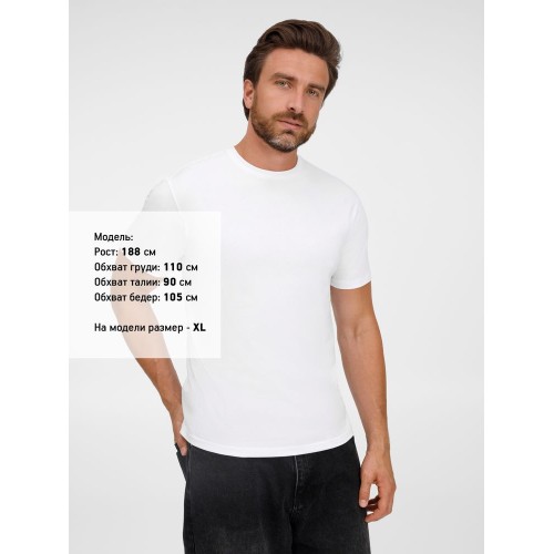 Футболка унисекс T-Bolka 180, белая