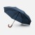 Зонт складной Classic, темно-синий с темной ручкой