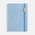 Ежедневник Urban Metal, недатированный, голубой