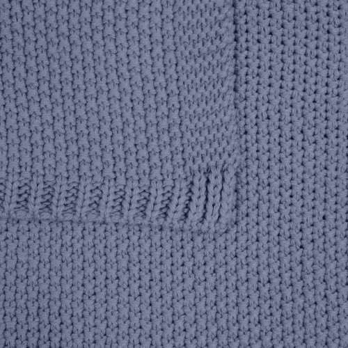 Плед Longview, серо-синий (сланец)