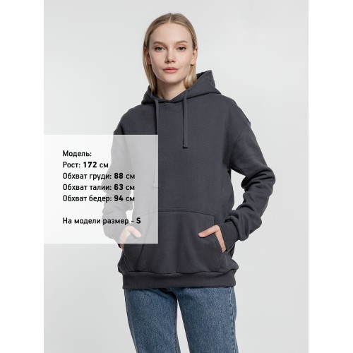 Худи Kirenga Heavy 2.0, темно-серое (графит)