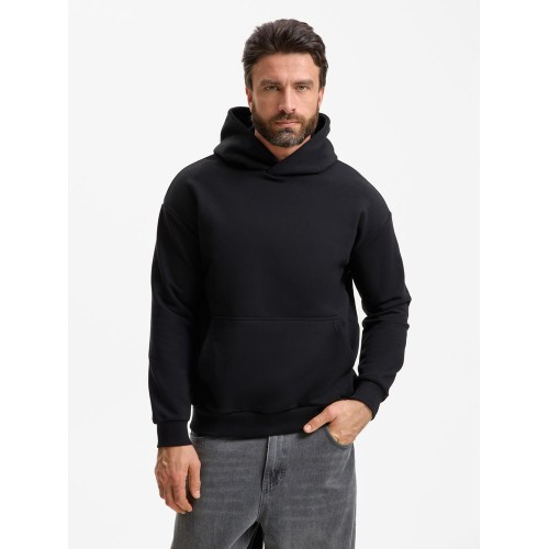 Худи унисекс оверсайз Daylero, черное