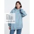 Худи Kulonga Oversize, серо-голубое