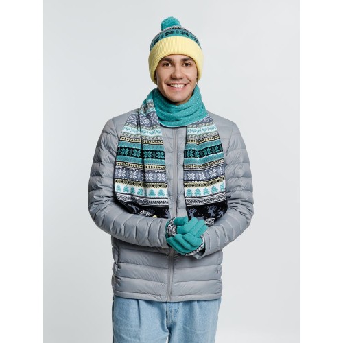 Перчатки Mirakler, зеленые с желтым