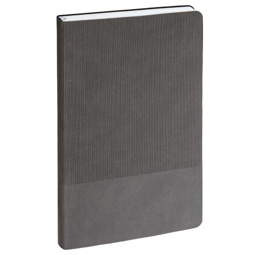 Ежедневник Knit, недатированный, темно-серый