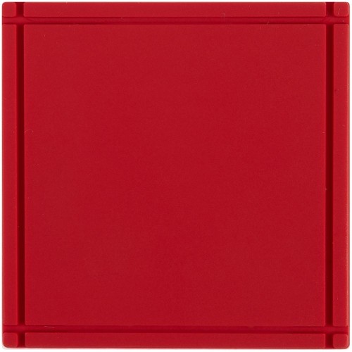 Лейбл из ПВХ Dzeta, L, красный