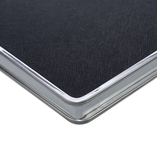 Ежедневник Frame Metal, недатированный, черный