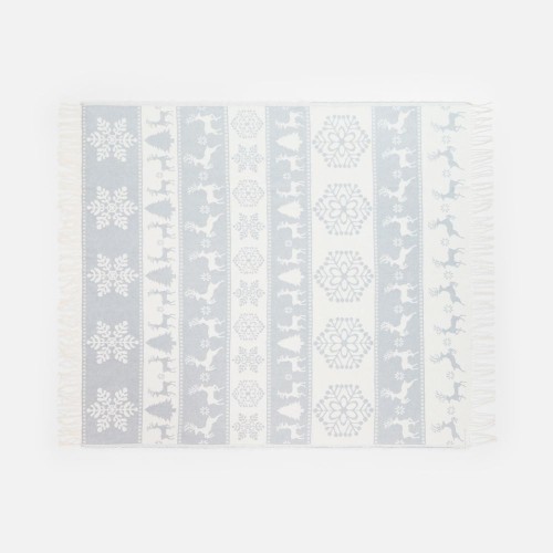 Плед «Скандинавия», серый