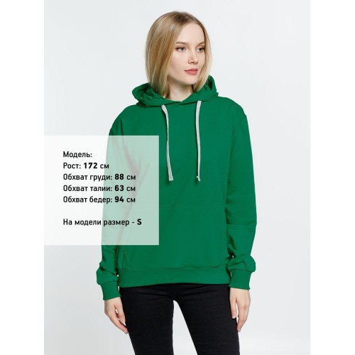 Толстовка с капюшоном Kirenga, зеленая