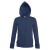 Толстовка женская на молнии с капюшоном Seven Women, темно-синяя Толстовка женская на молнии с капюшоном Seven Women, темно-синяя