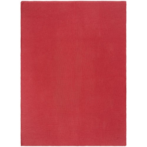 Плед Knitly, красный (коралл)