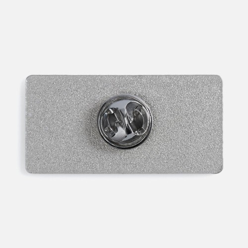 Значок Sanga Matto, серебристый глянцевый