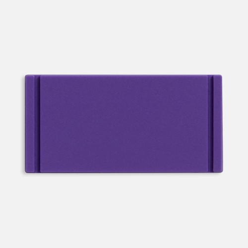 Лейбл из ПВХ Dzeta, XS, фиолетовый