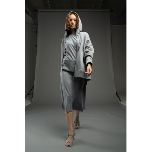 Платье D2, серое