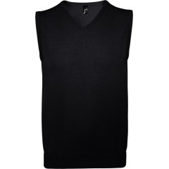 Жилет унисекс Gentlemen, черный