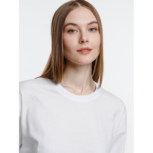 Футболка оверсайз унисекс Base Space, белая