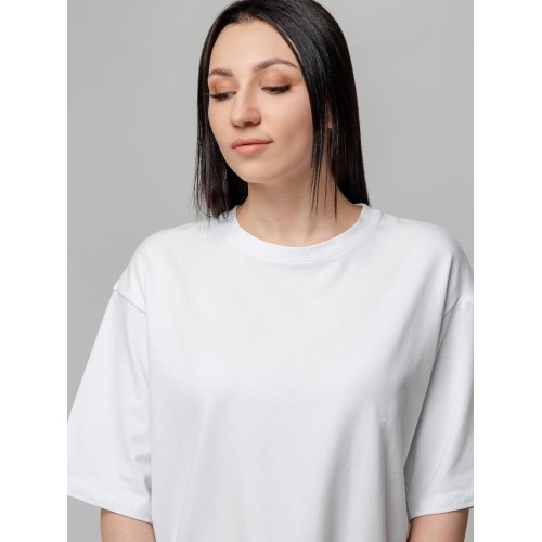 Футболка унисекс оверсайз Street Vibes, молочно-белая