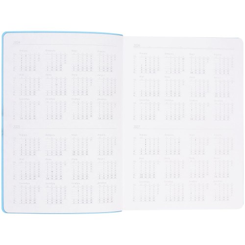 Ежедневник Flexpen Shall, недатированный, голубой
