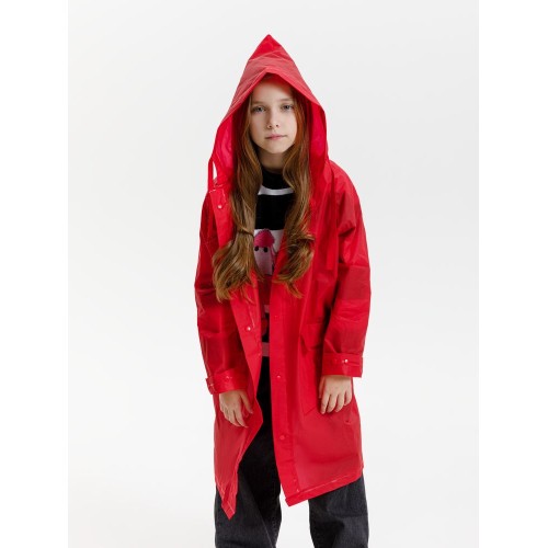 Дождевик детский RainDrop Kids, красный