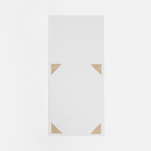 Коробка складная Quadra Fold, белая