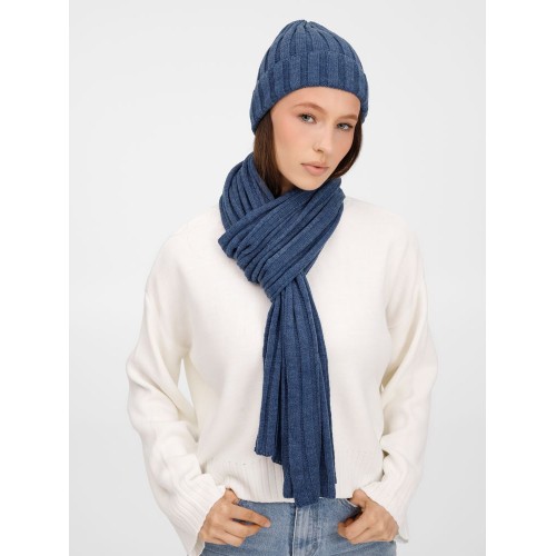 Шапка Metelitsa, синий меланж (джинс)