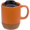 Кружка с пробковой подставкой Corky Walk, оранжевая Кружка с пробковой подставкой Corky Walk, оранжевая