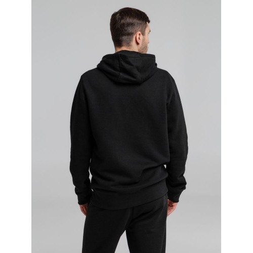 Толстовка на молнии с капюшоном унисекс King, черная