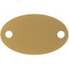 Шильдик металлический Alfa Oval, золотистый