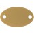 Шильдик металлический Alfa Oval, золотистый Шильдик металлический Alfa Oval, золотистый