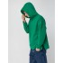 Худи оверсайз унисекс Tolla, зеленое